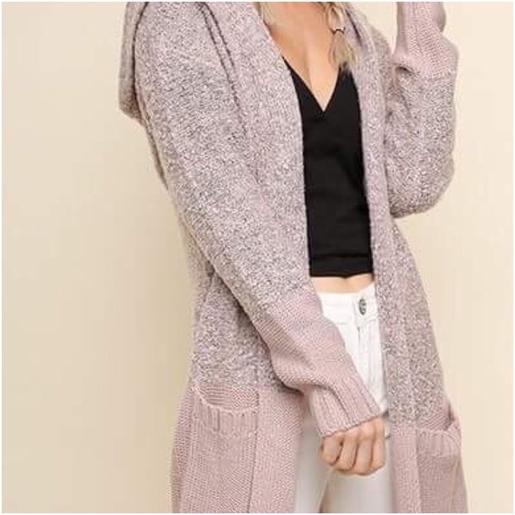 🆕LAST ONE! Lourdes | Lavender Pocketed Cardigan - Picture 3 of 3